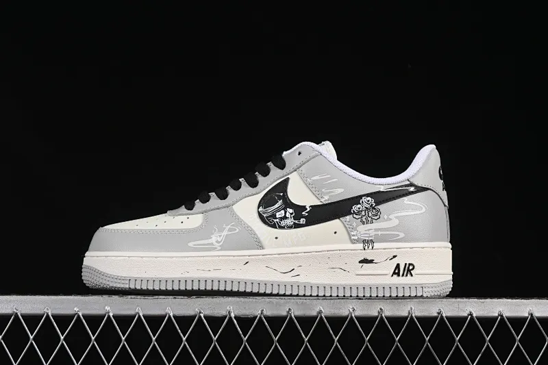 All categories Nk Air Force 1 Air Force series Nk Air Force 1 Low Air Force low-top Nike Air Force 1'07 Low "Quit Smoking" Smoking Smoking Skeleton Air Force One customized low-top sneakers DO7471-991